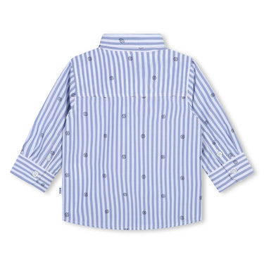 BOSS Camisa azul para bebé